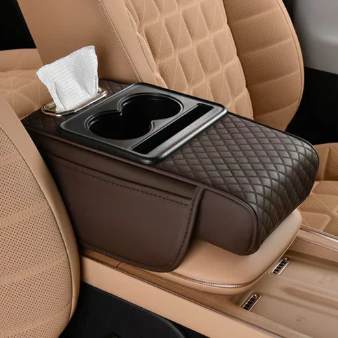 🔥Hot Sale 50% OFF🔥 Multifunctional PU Leather Car Armrest Box Mat