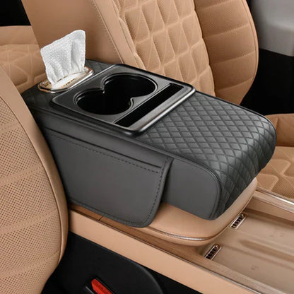 🔥Hot Sale 50% OFF🔥 Multifunctional PU Leather Car Armrest Box Mat