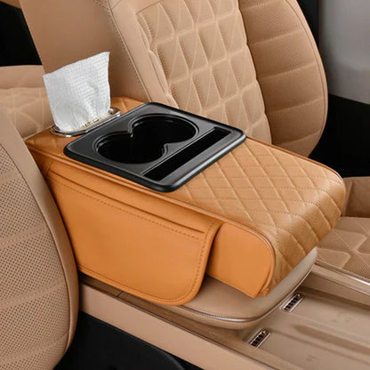 🔥Hot Sale 50% OFF🔥 Multifunctional PU Leather Car Armrest Box Mat